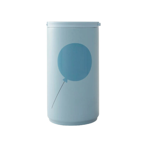 350ml 氣球吸管保溫杯 - 藍